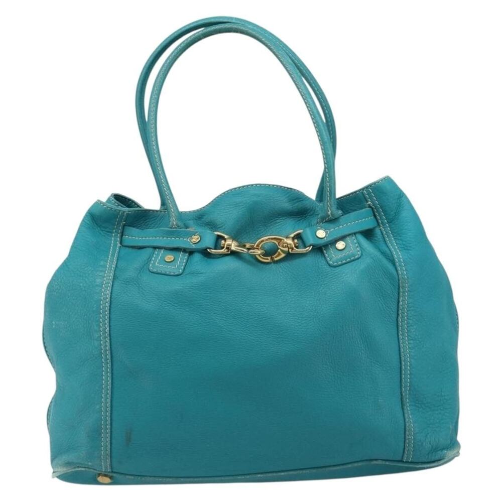 Celine Leather Classic Tote Blue